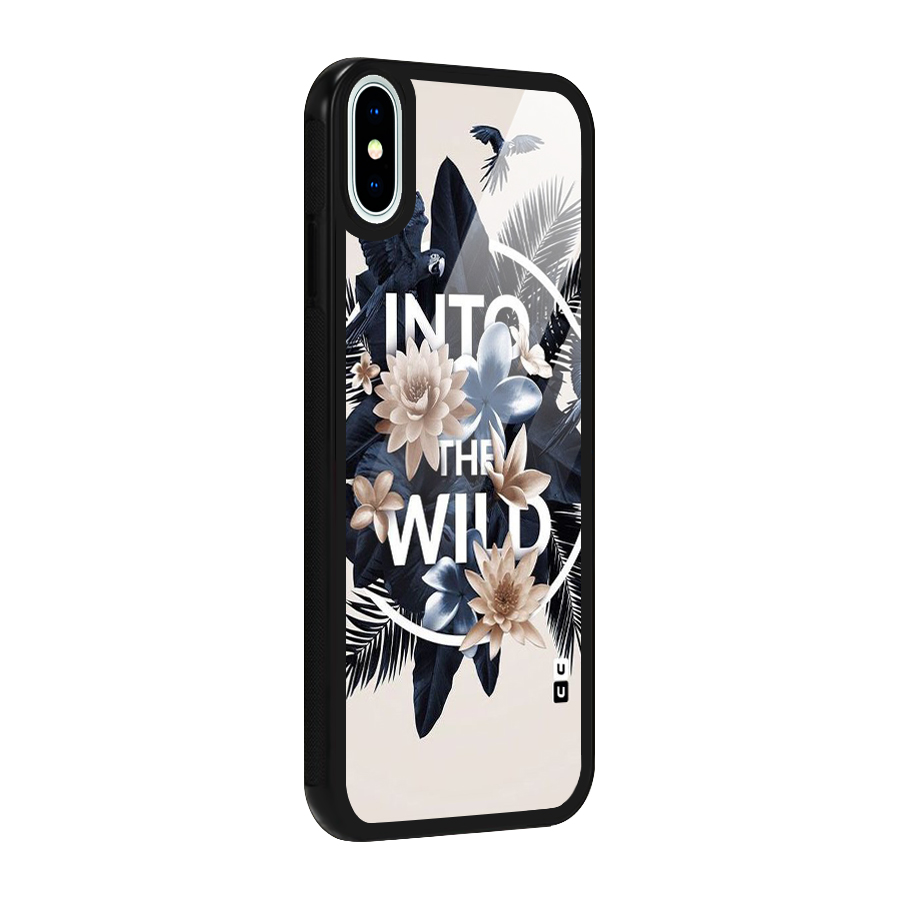 Into The Wild Blue Glass Back Case for iPhone XS