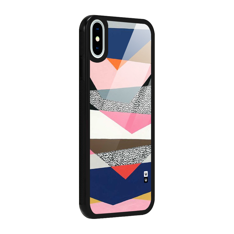 Lethal Abstract Glass Back Case for iPhone XS