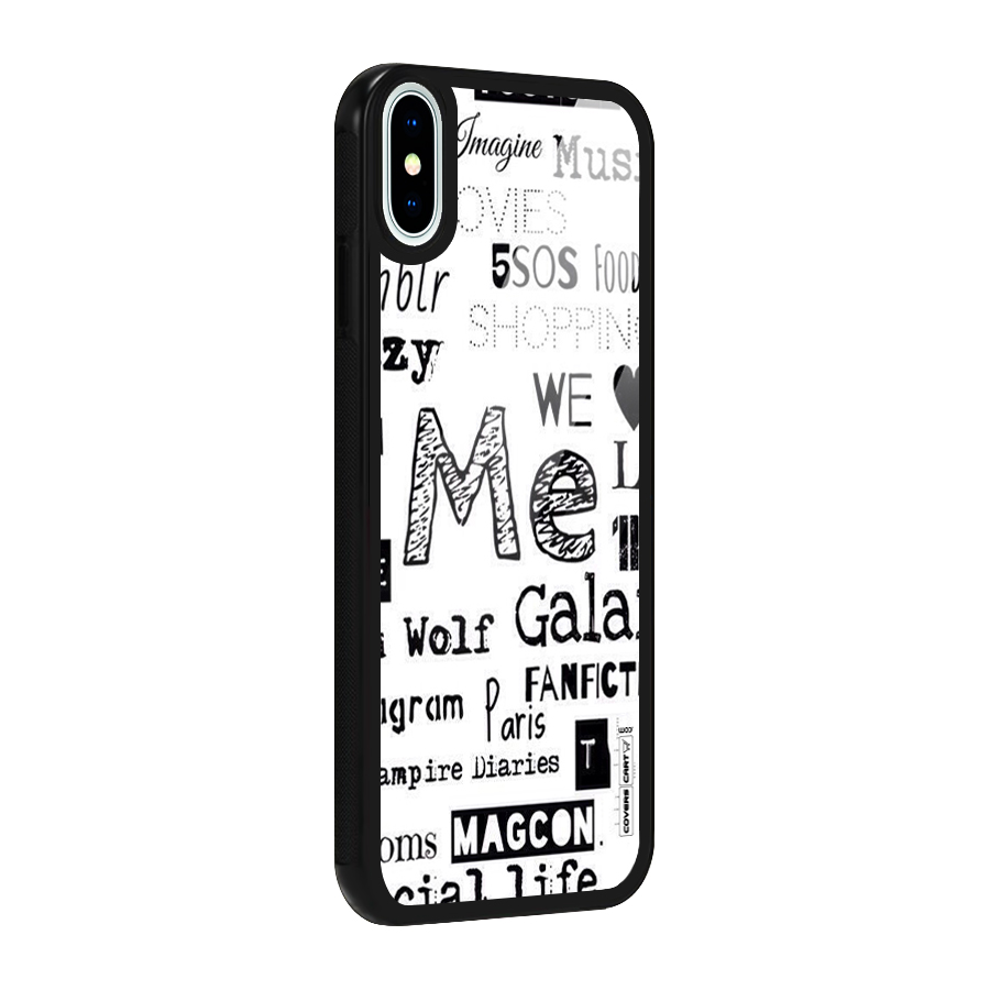 Love Things Glass Back Case for iPhone XS