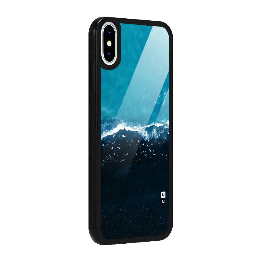 Ocean Blues Glass Back Case for iPhone XS