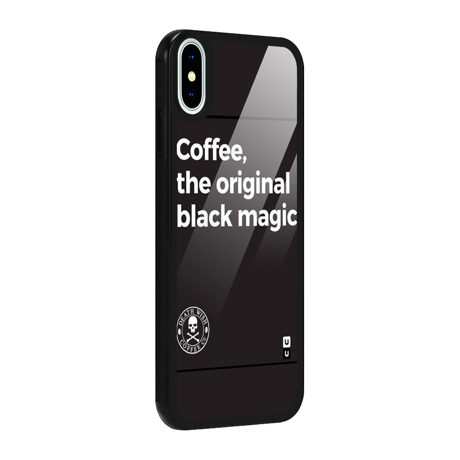 Original Black Magic Glass Back Case for iPhone XS