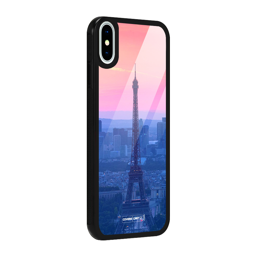 Paris Tower Glass Back Case for iPhone XS