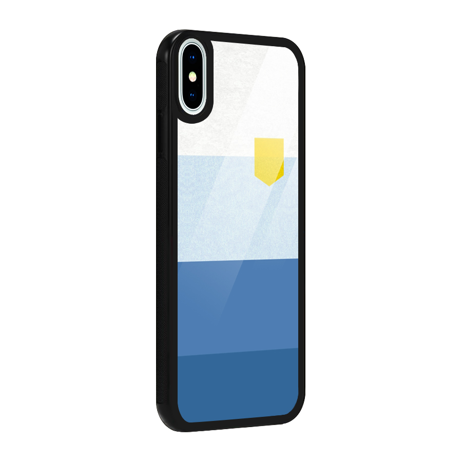 Pocket Stripes. Glass Back Case for iPhone XS