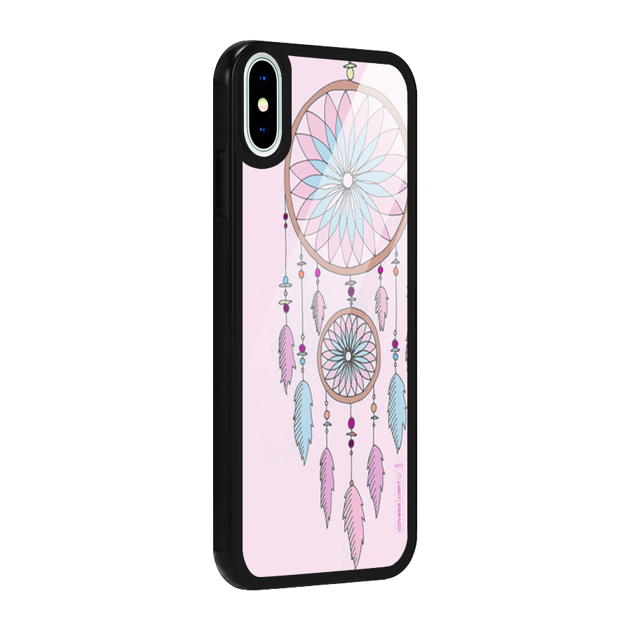 Pretty Dream Catcher Glass Back Case for iPhone XS
