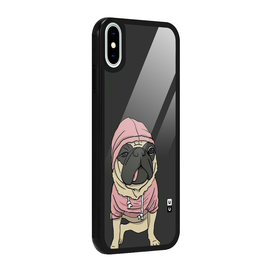 Pug Swag Glass Back Case for iPhone XS