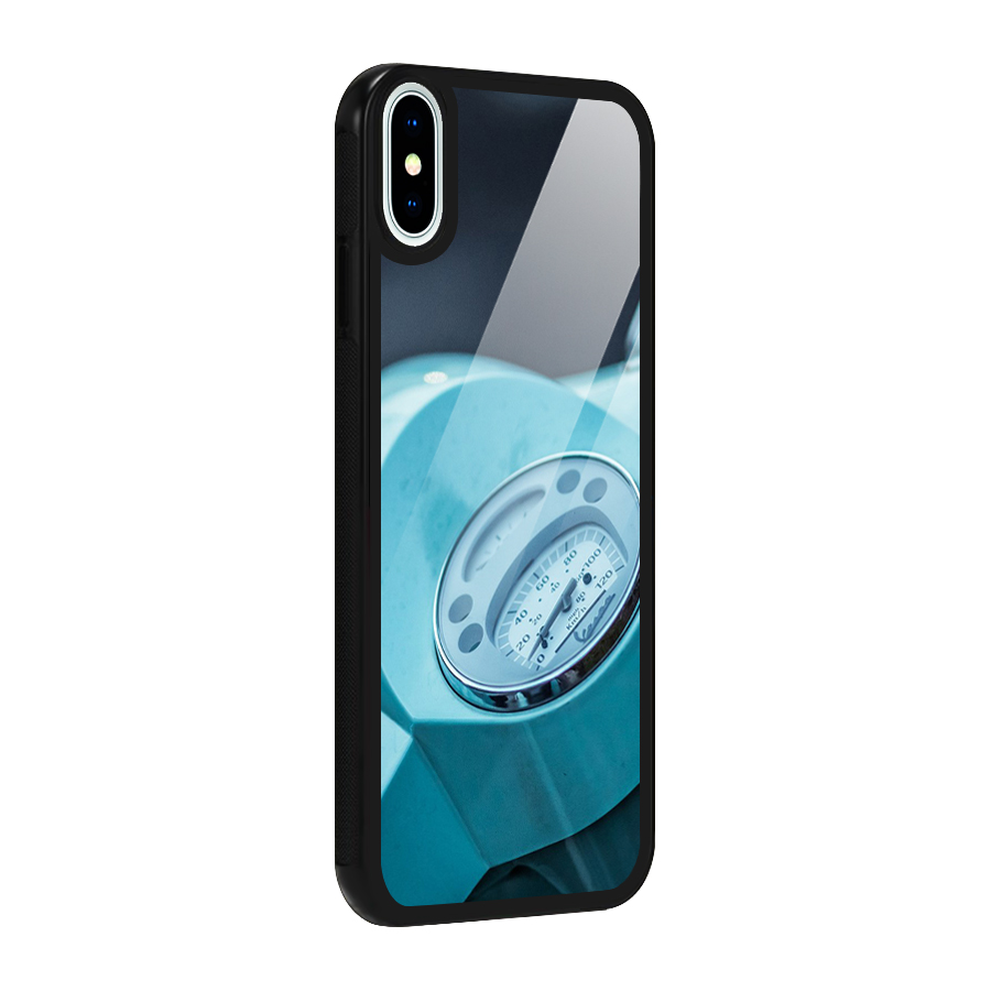 Scooter Meter Glass Back Case for iPhone XS