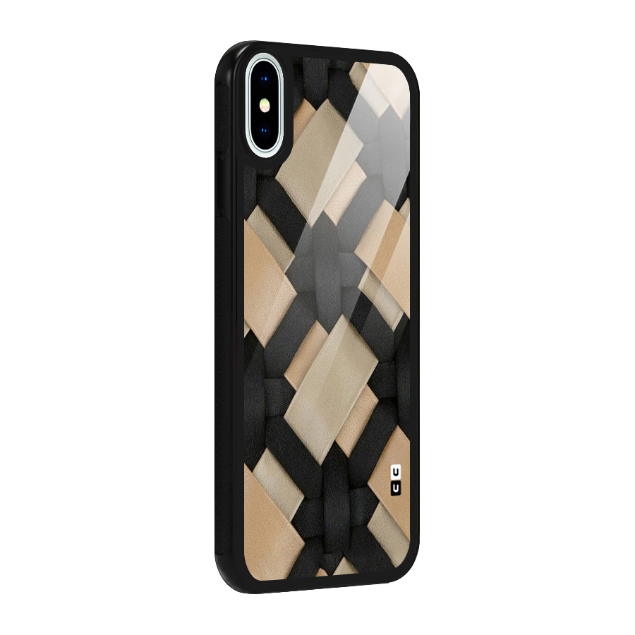 Shade Thread Glass Back Case for iPhone XS