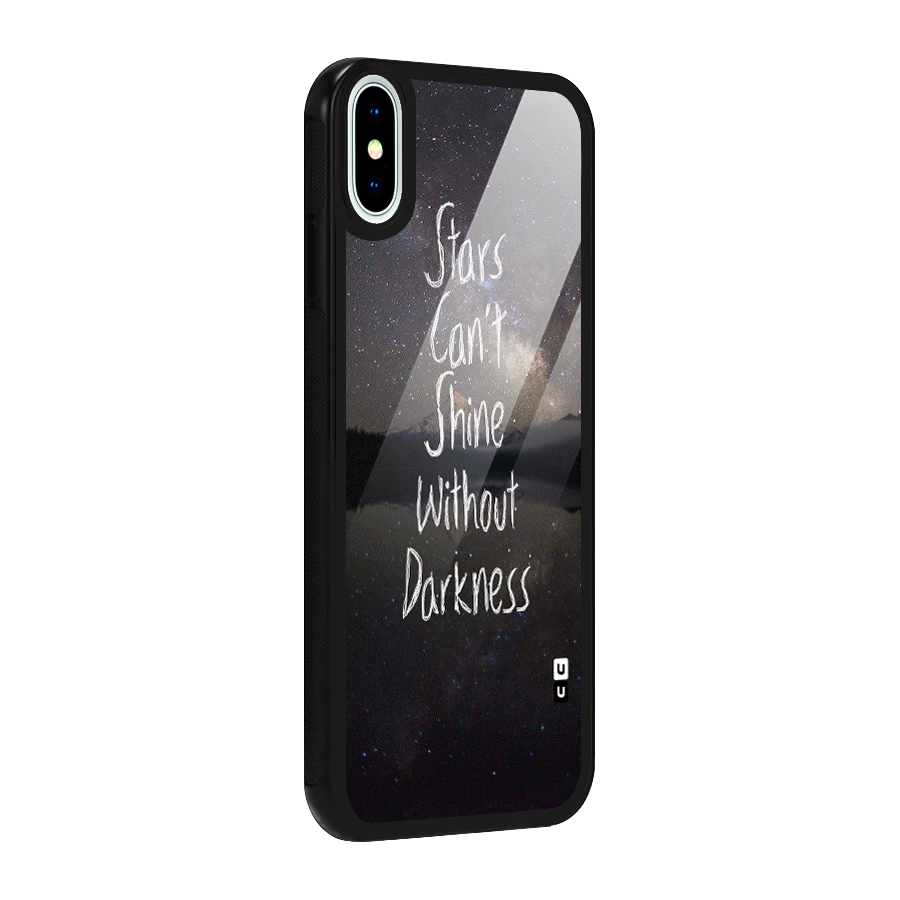 Stars Shine Glass Back Case for iPhone XS