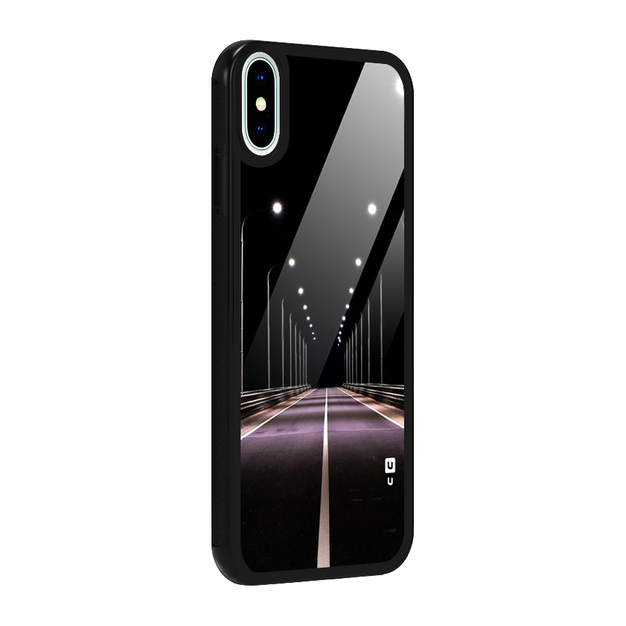 Street Light Glass Back Case for iPhone XS