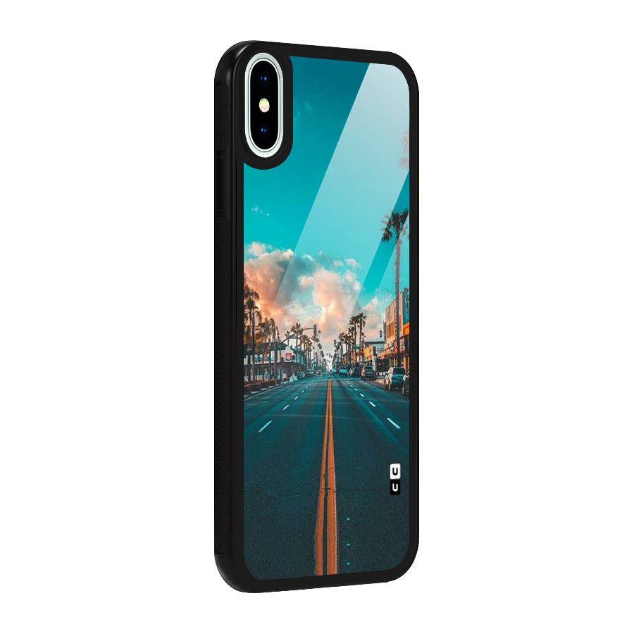 Sundown Road Glass Back Case for iPhone XS