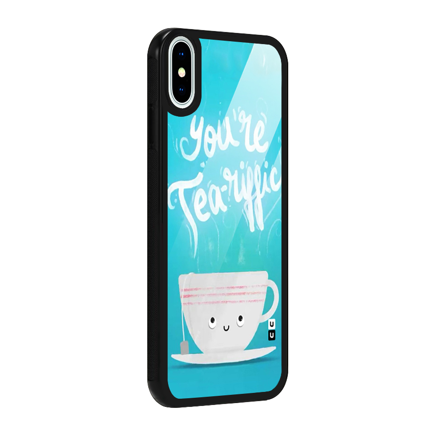Tea-rific Glass Back Case for iPhone XS