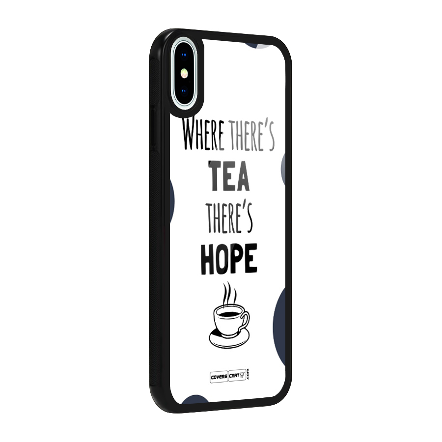 Tea Hope Glass Back Case for iPhone XS