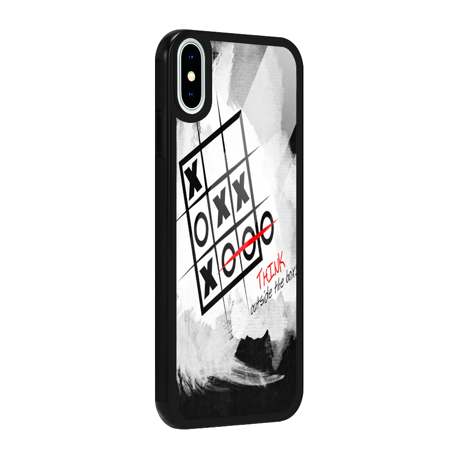 Think Box Glass Back Case for iPhone XS