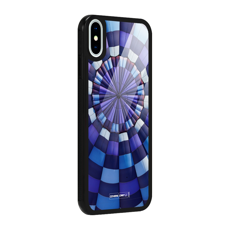 Violet Wonder Glass Back Case for iPhone XS