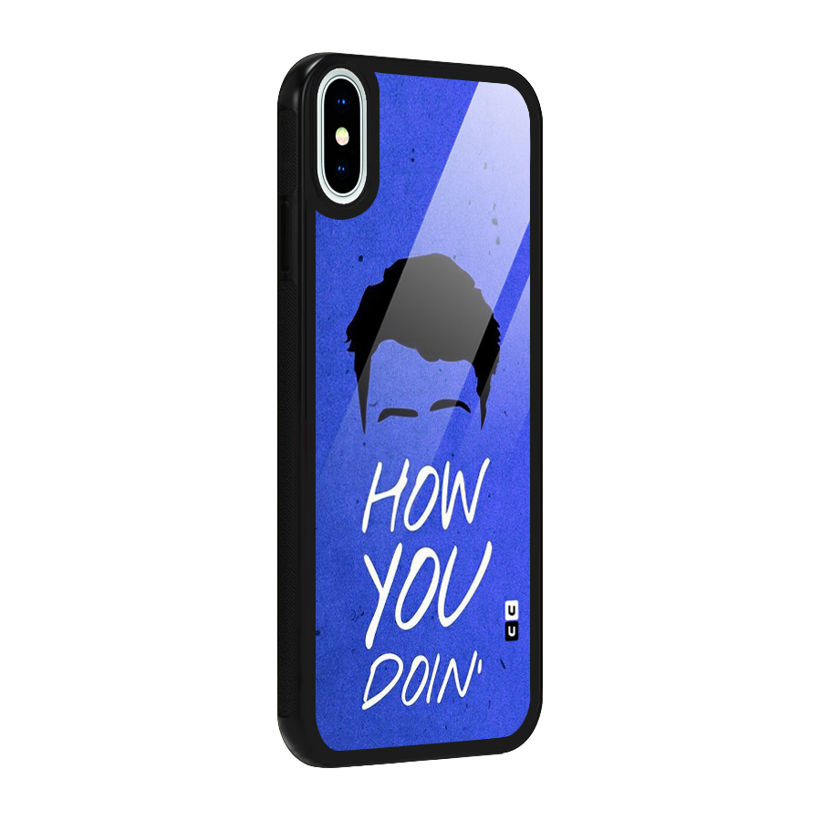 Wassup You Glass Back Case for iPhone XS