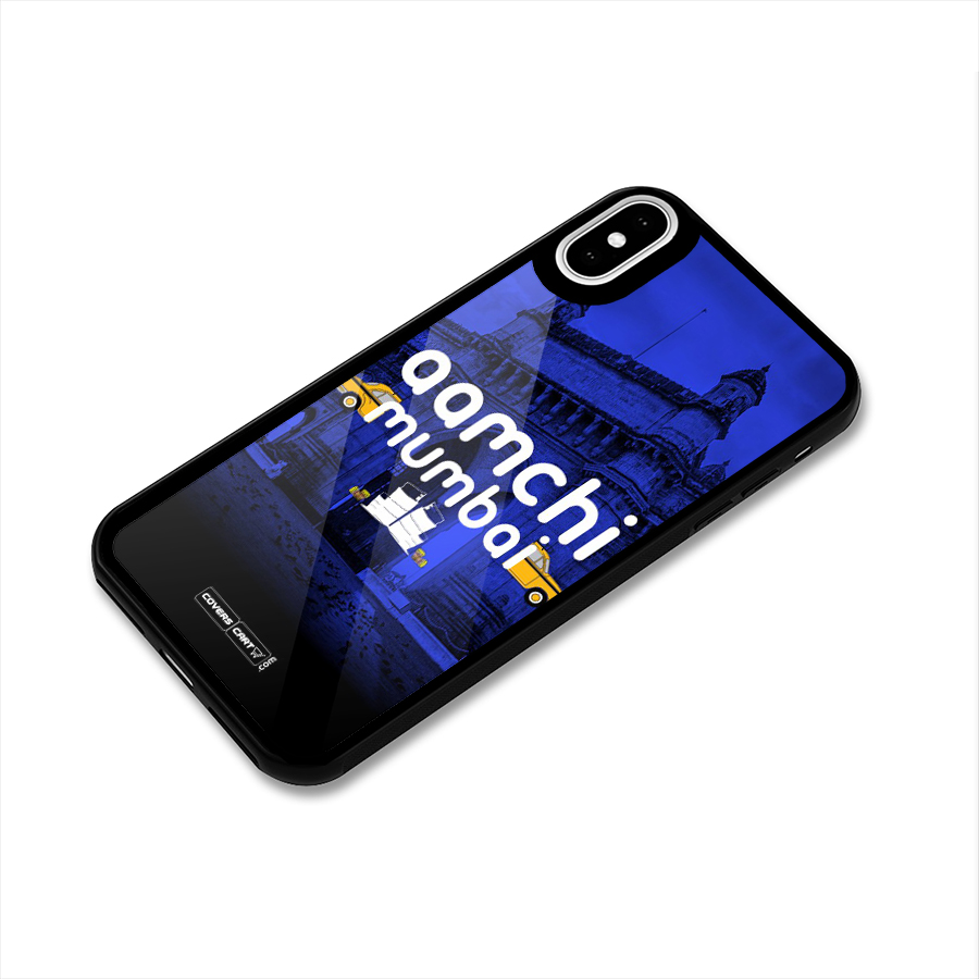 Aamchi Mumbai Glass Back Case for iPhone XS