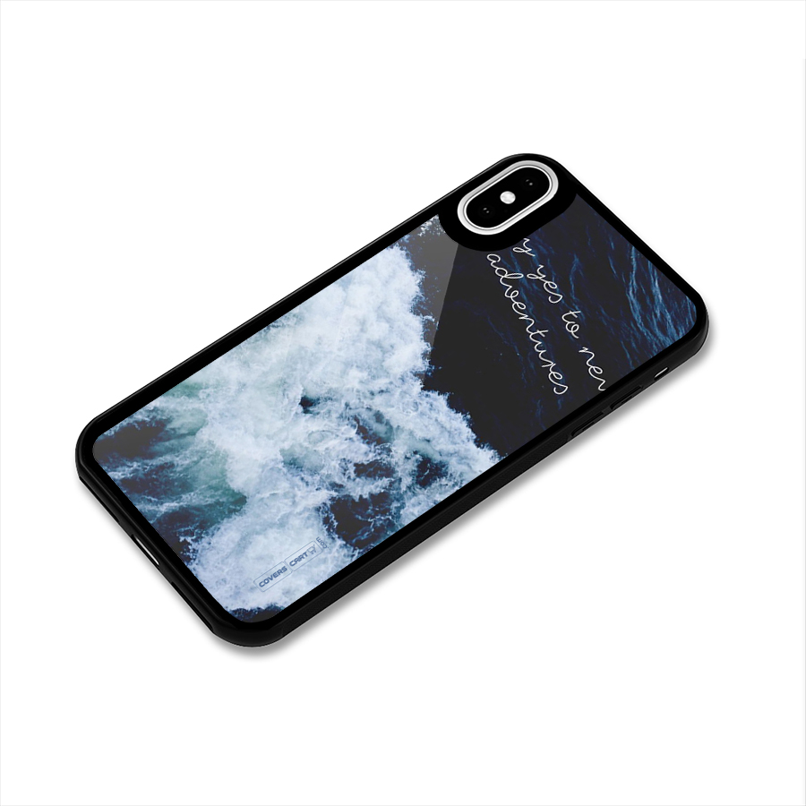 Adventures Glass Back Case for iPhone XS