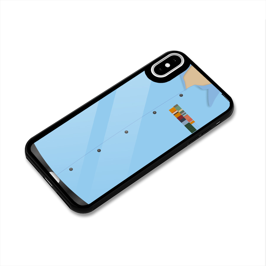 Air Force Uniform Glass Back Case for iPhone XS