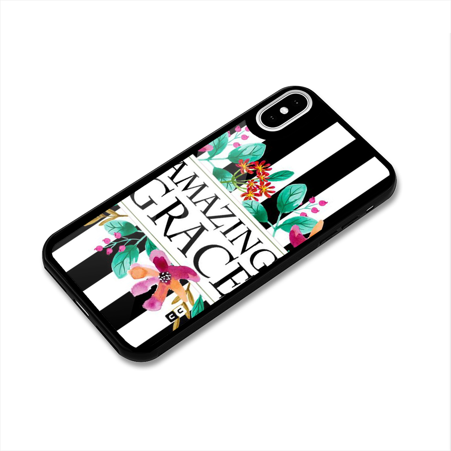 Amazing Grace Glass Back Case for iPhone XS