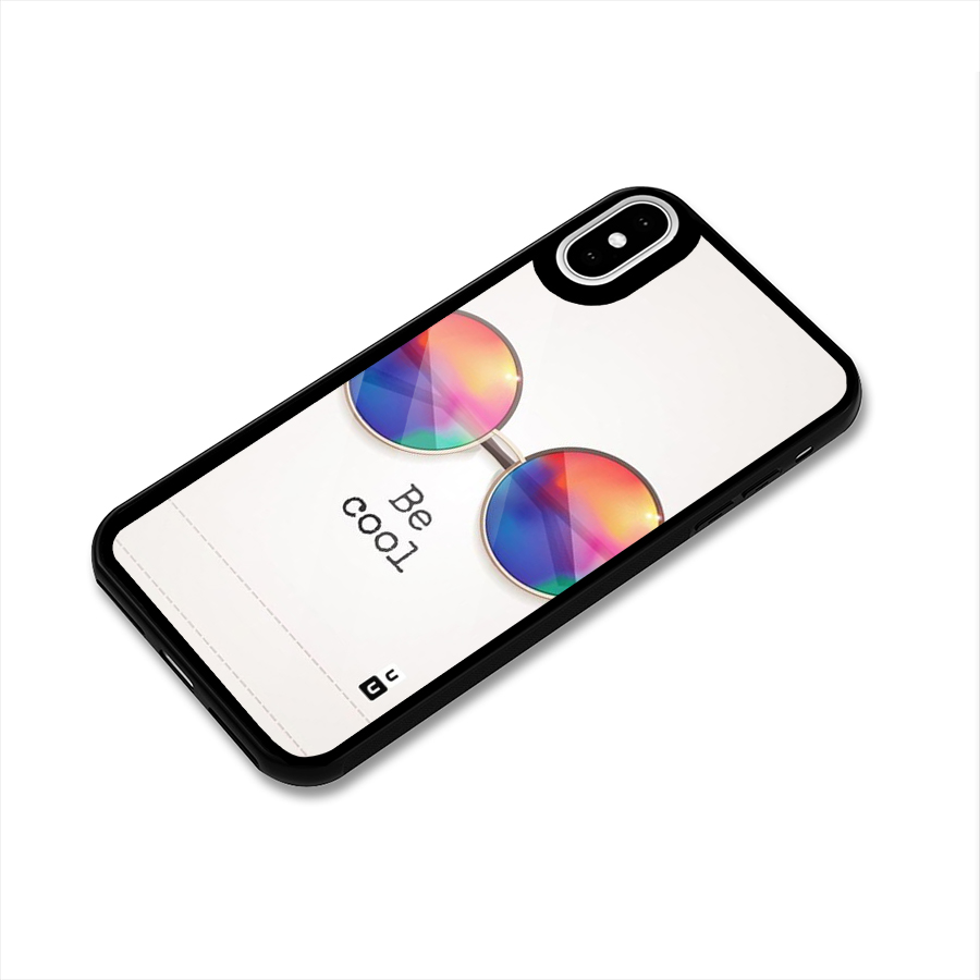 Be Cool Glass Back Case for iPhone XS
