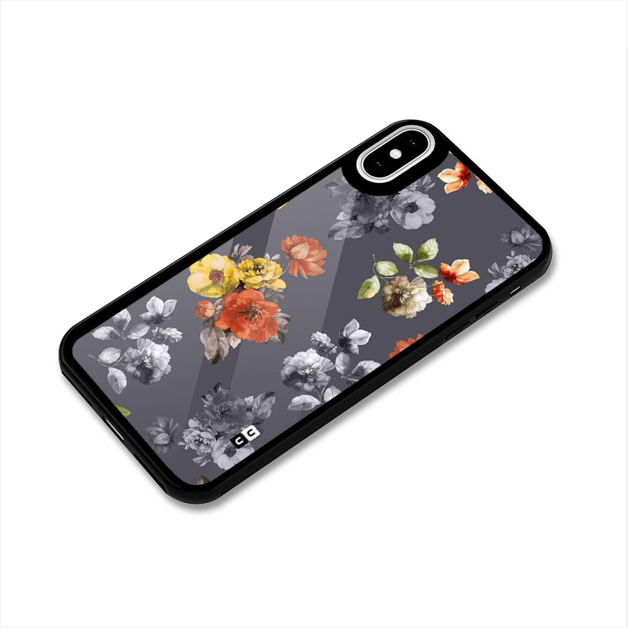 Beauty Art Bloom Glass Back Case for iPhone XS