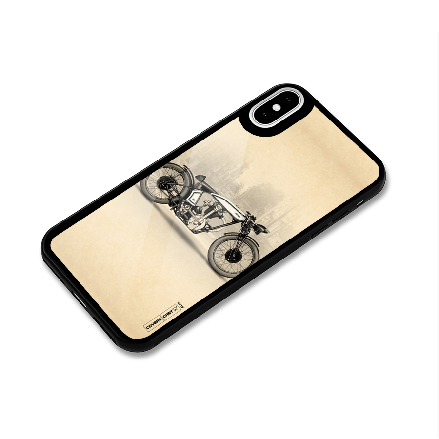 Bike Ride Glass Back Case for iPhone XS