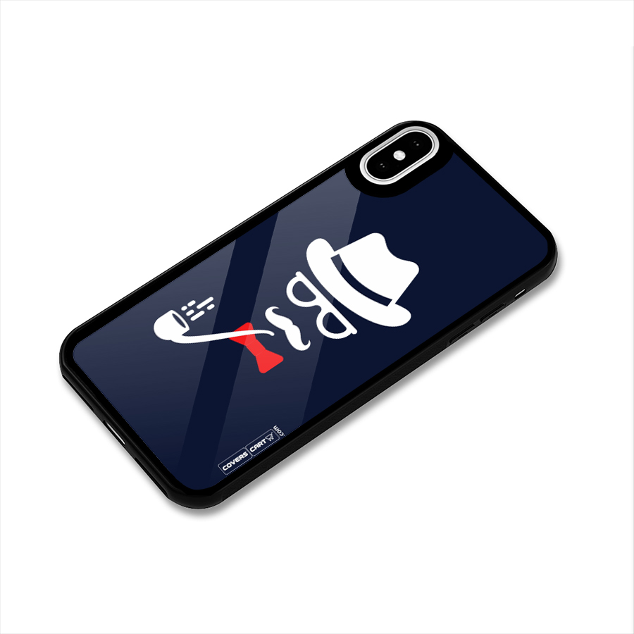 Classy Dad Glass Back Case for iPhone XS