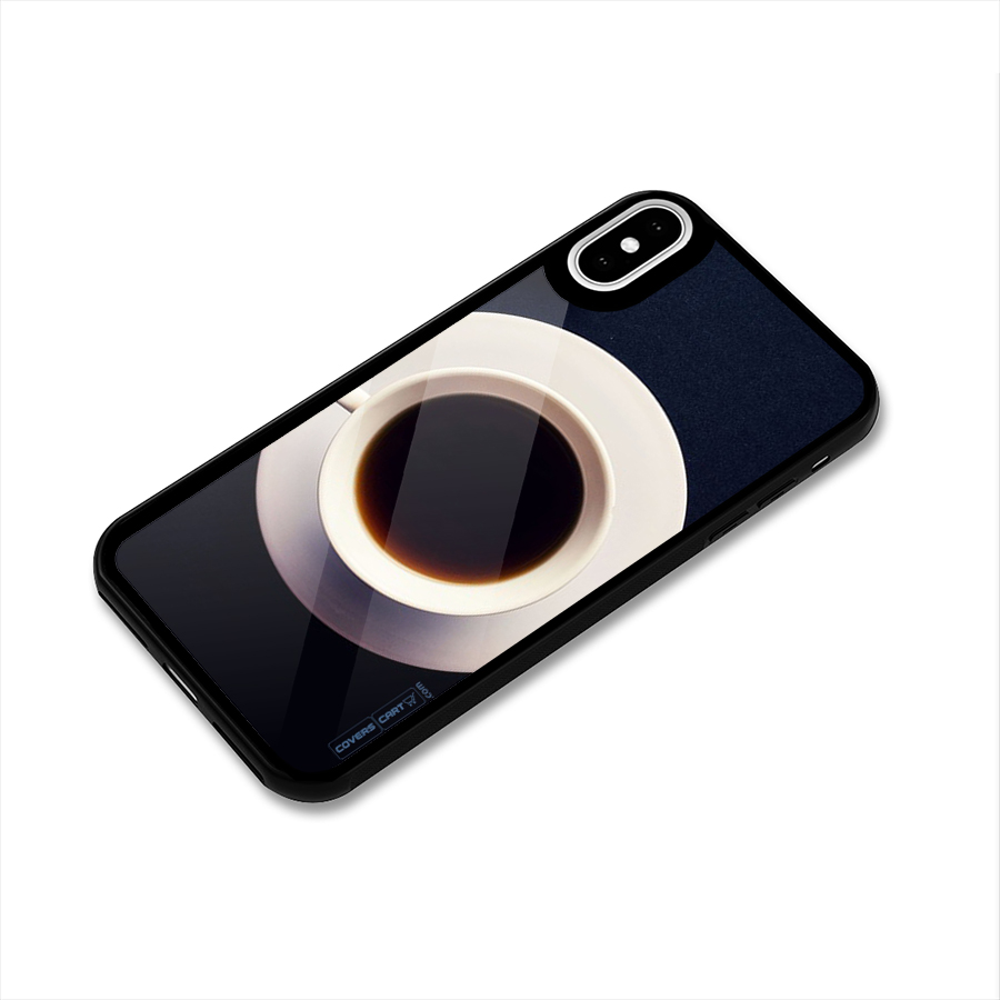 Coffee And Cookies Glass Back Case for iPhone XS