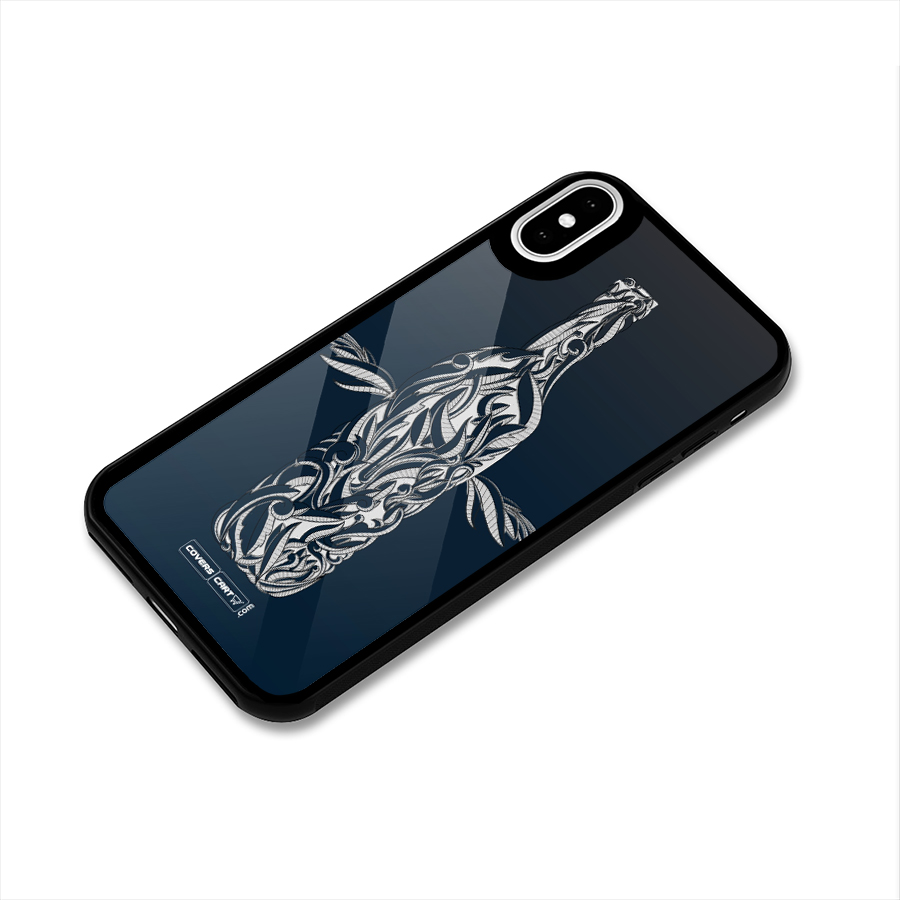 Creative Bottle Glass Back Case for iPhone XS