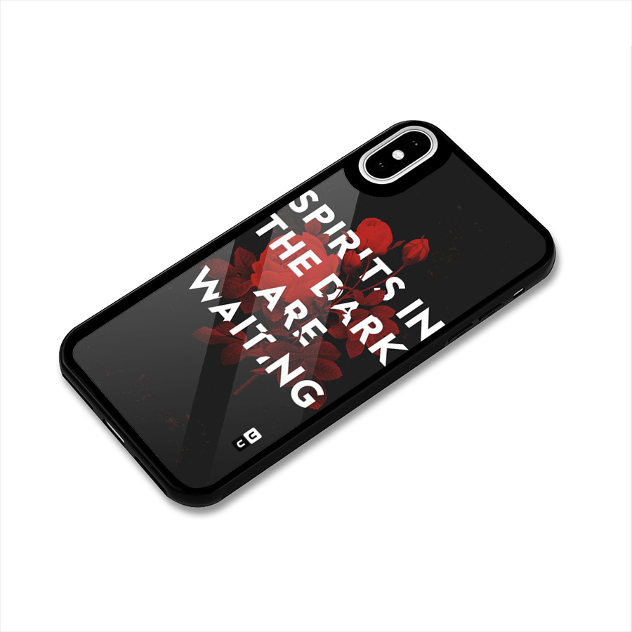 Dark Spirits Glass Back Case for iPhone XS