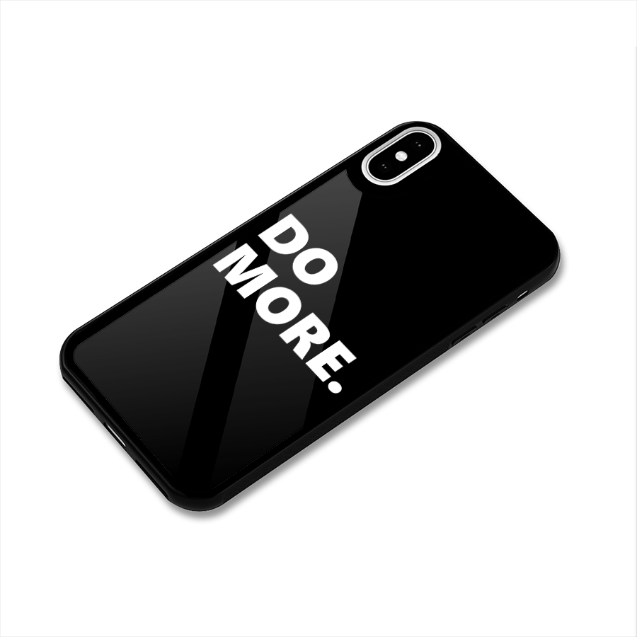 Do More Glass Back Case for iPhone XS