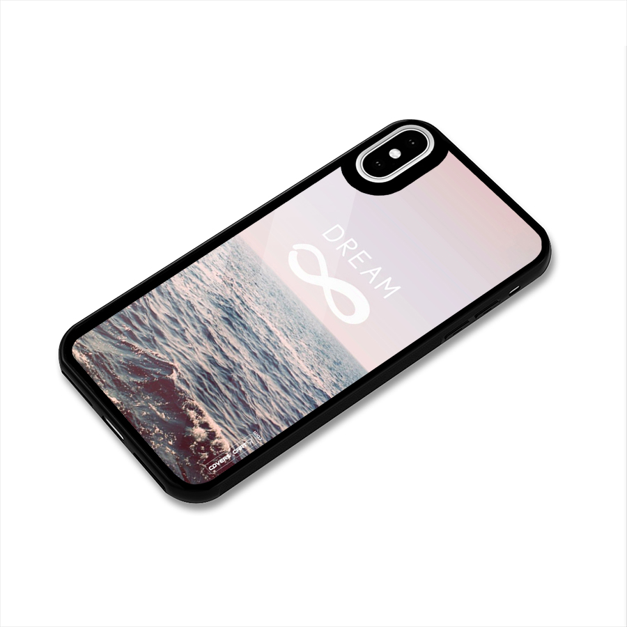 Dream Infinity Glass Back Case for iPhone XS