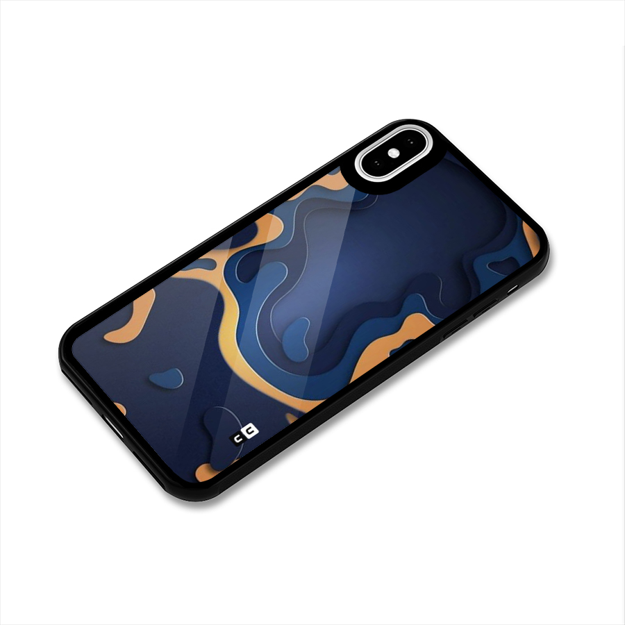 Drops Flow Glass Back Case for iPhone XS