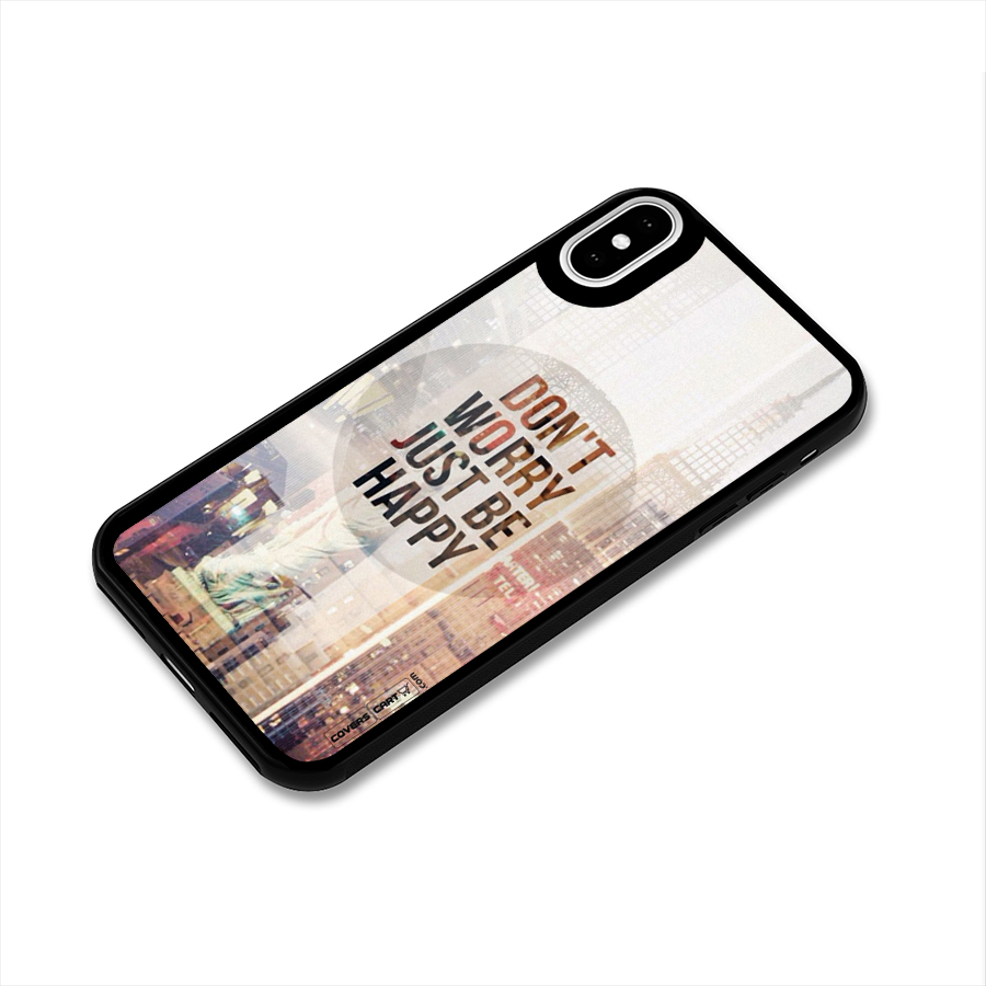Feel Lively Glass Back Case for iPhone XS