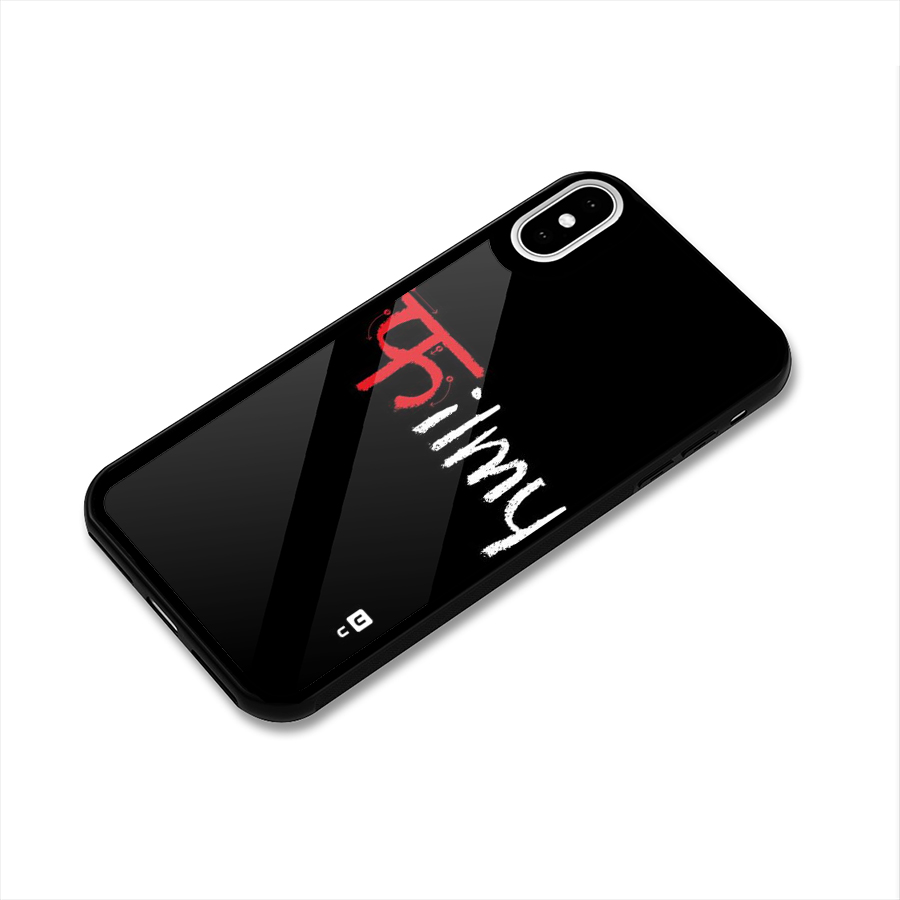 Filmy Glass Back Case for iPhone XS