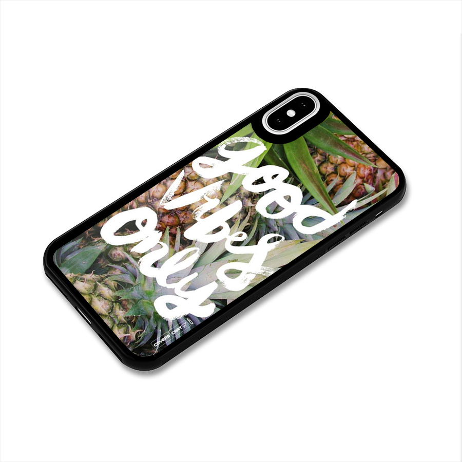 Forest Vibes Glass Back Case for iPhone XS