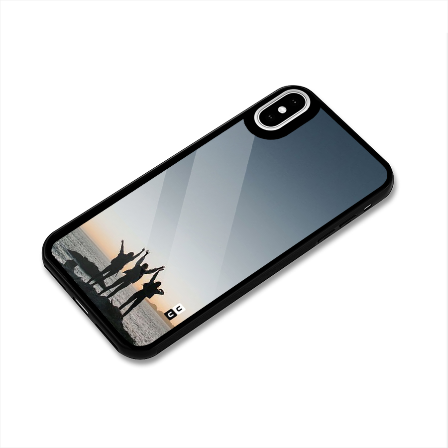 Friendship Glass Back Case for iPhone XS