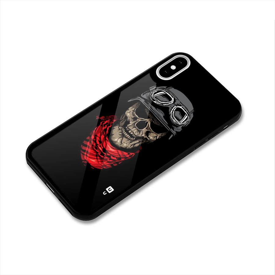 Ghost Swag Glass Back Case for iPhone XS