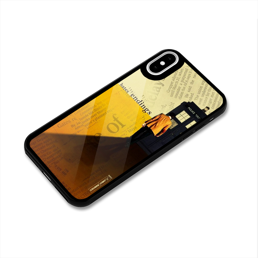 Hates Endings Glass Back Case for iPhone XS