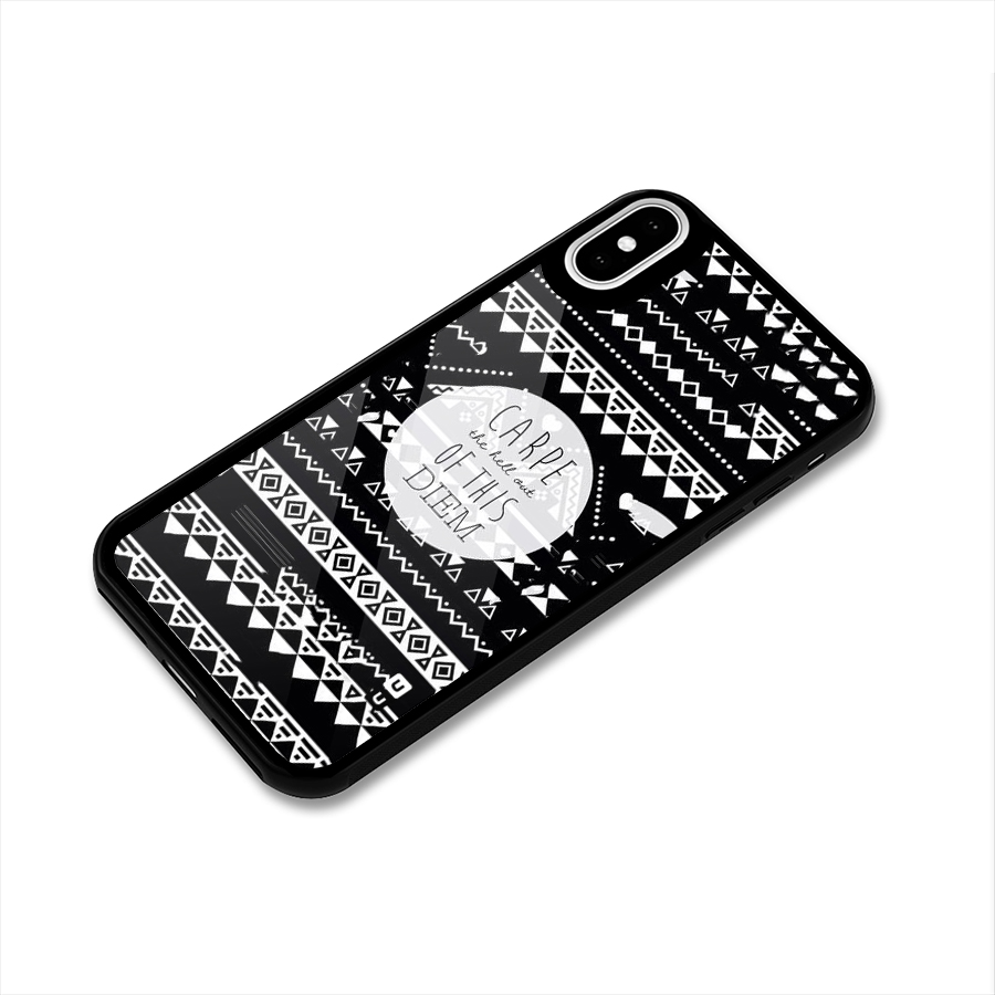 Hell Diem Glass Back Case for iPhone XS