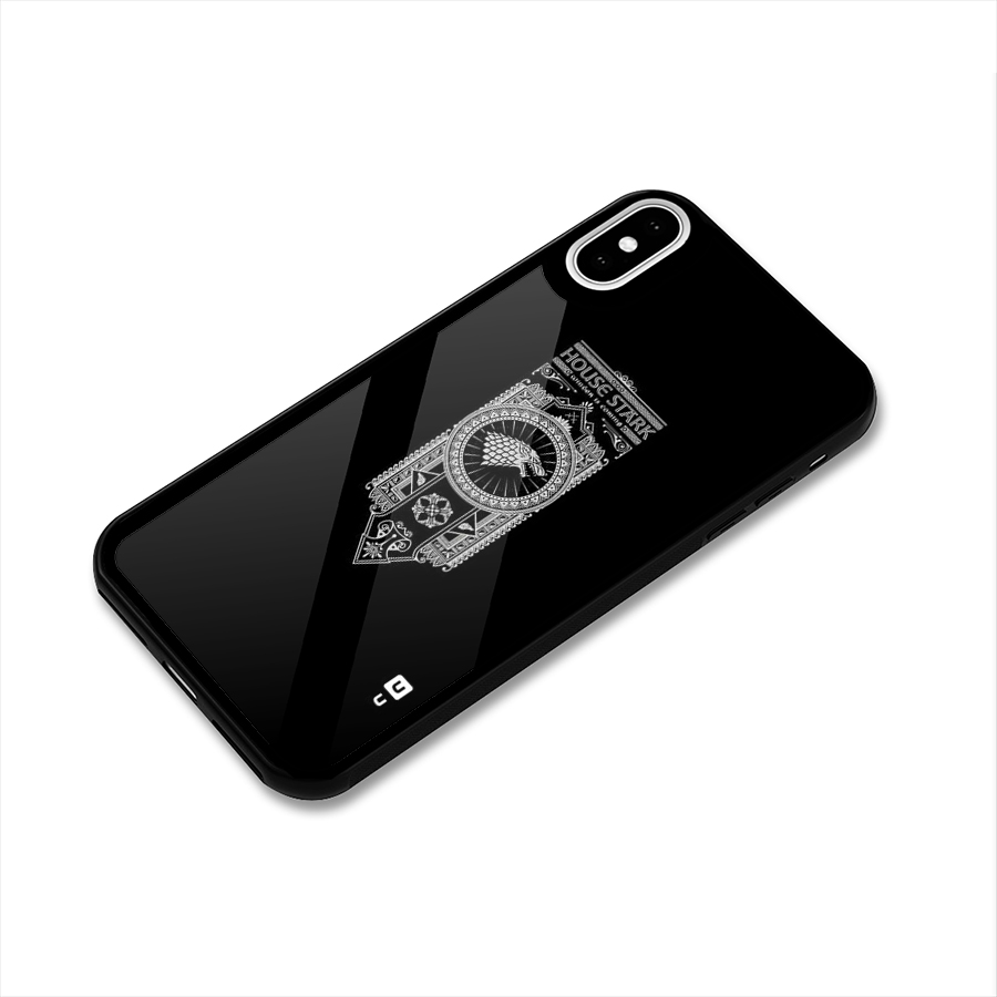 House Banner Glass Back Case for iPhone XS