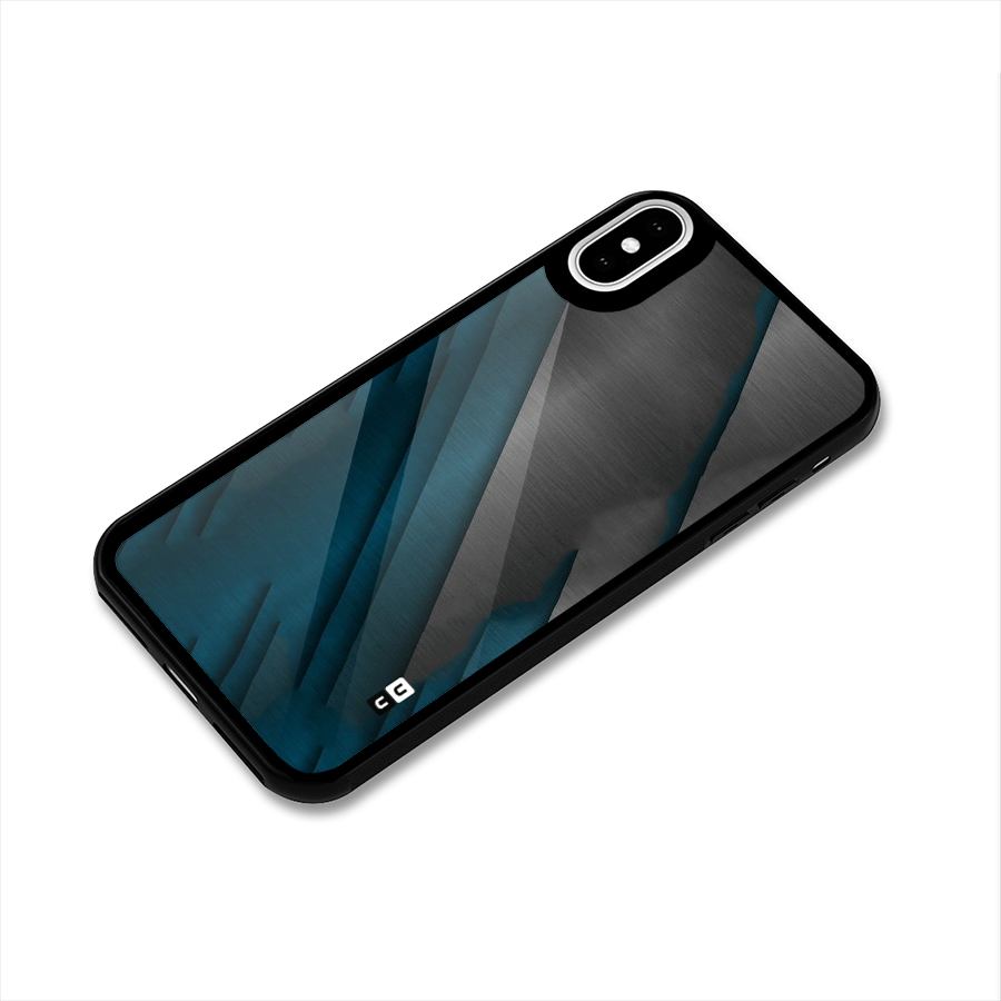 Just Lines Glass Back Case for iPhone XS