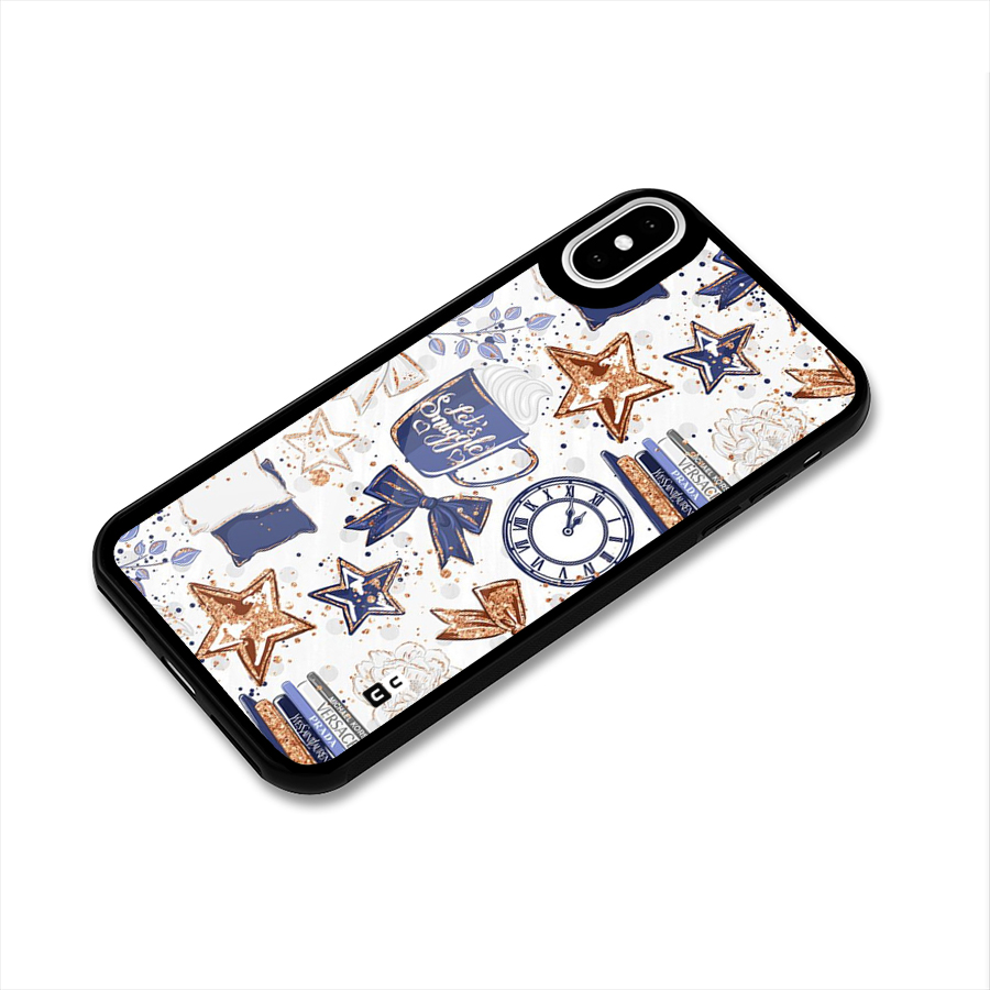 Lets Snuggle Glass Back Case for iPhone XS