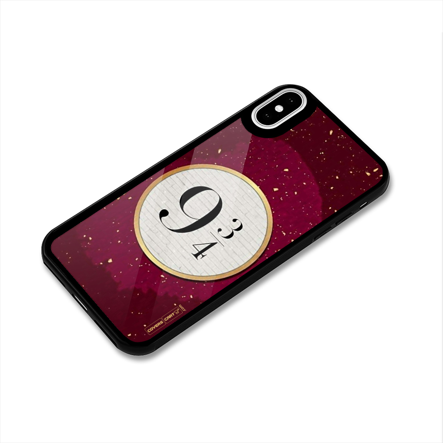 Magic Number Glass Back Case for iPhone XS