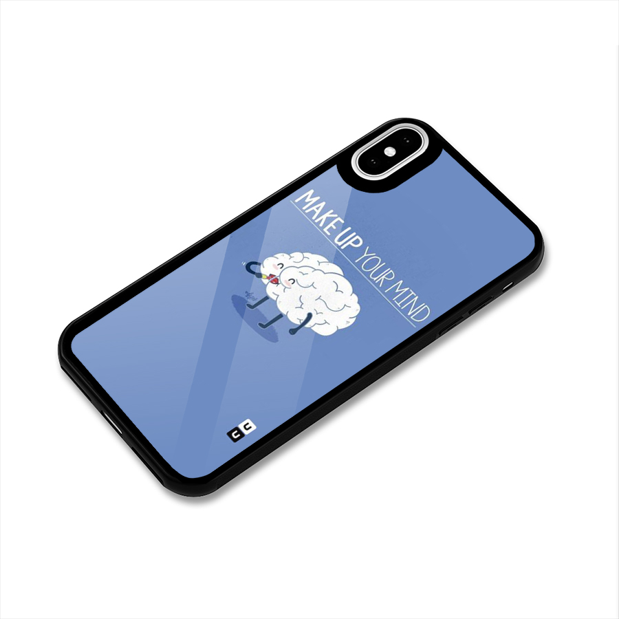 Makeup Your Mind Glass Back Case for iPhone XS