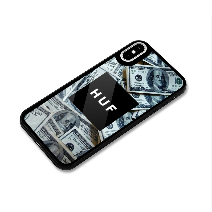 Money Life Glass Back Case for iPhone XS