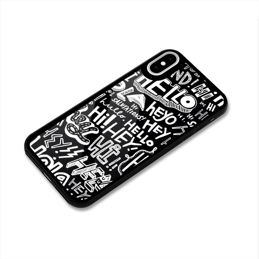 My Friend Glass Back Case for iPhone XS