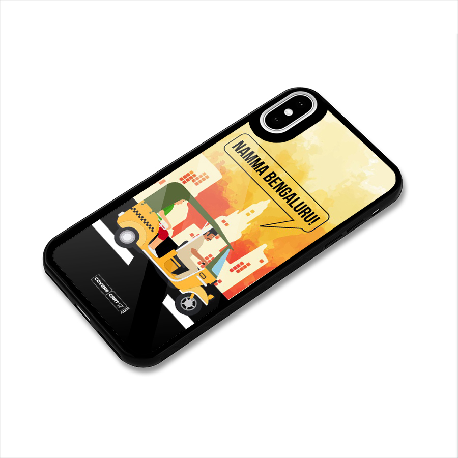 Namma Bengaluru Glass Back Case for iPhone XS
