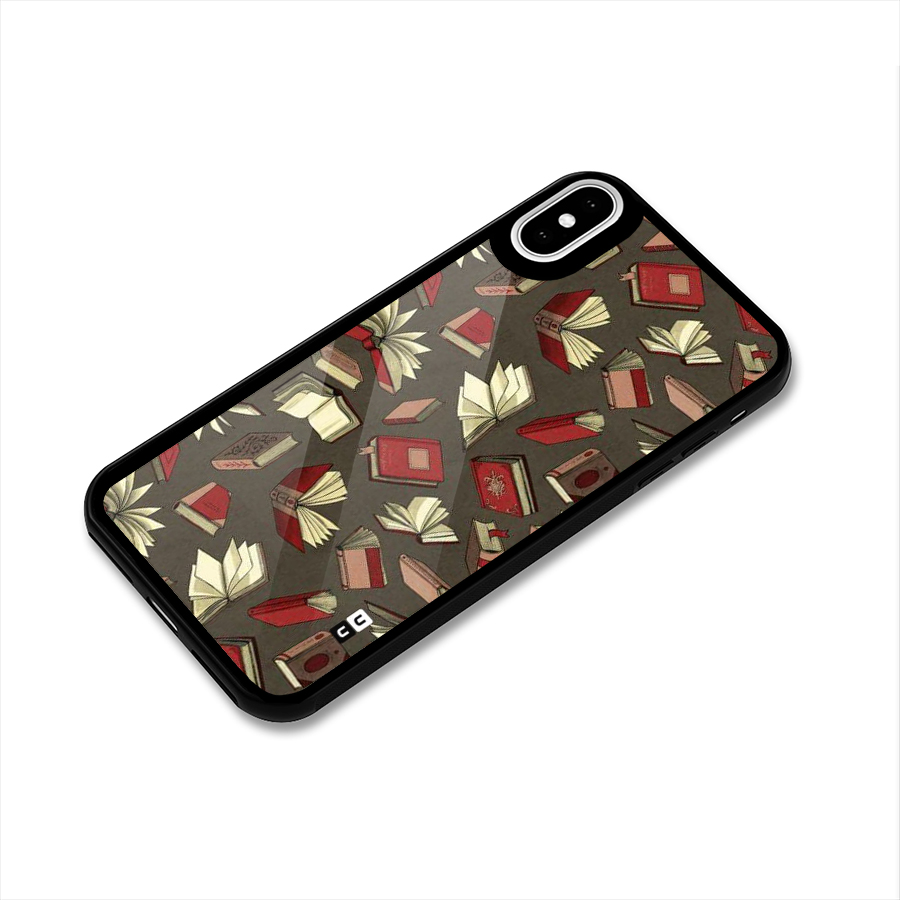 Nerd Head Glass Back Case for iPhone XS
