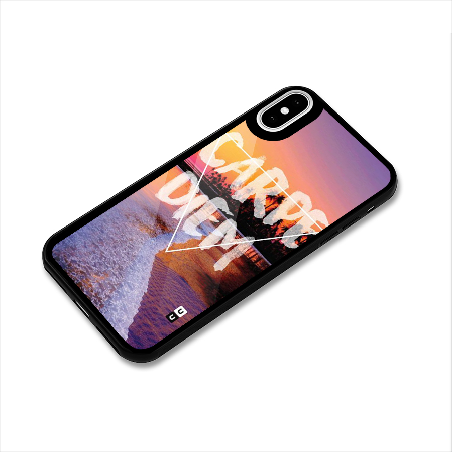 Oceanic Diem Glass Back Case for iPhone XS